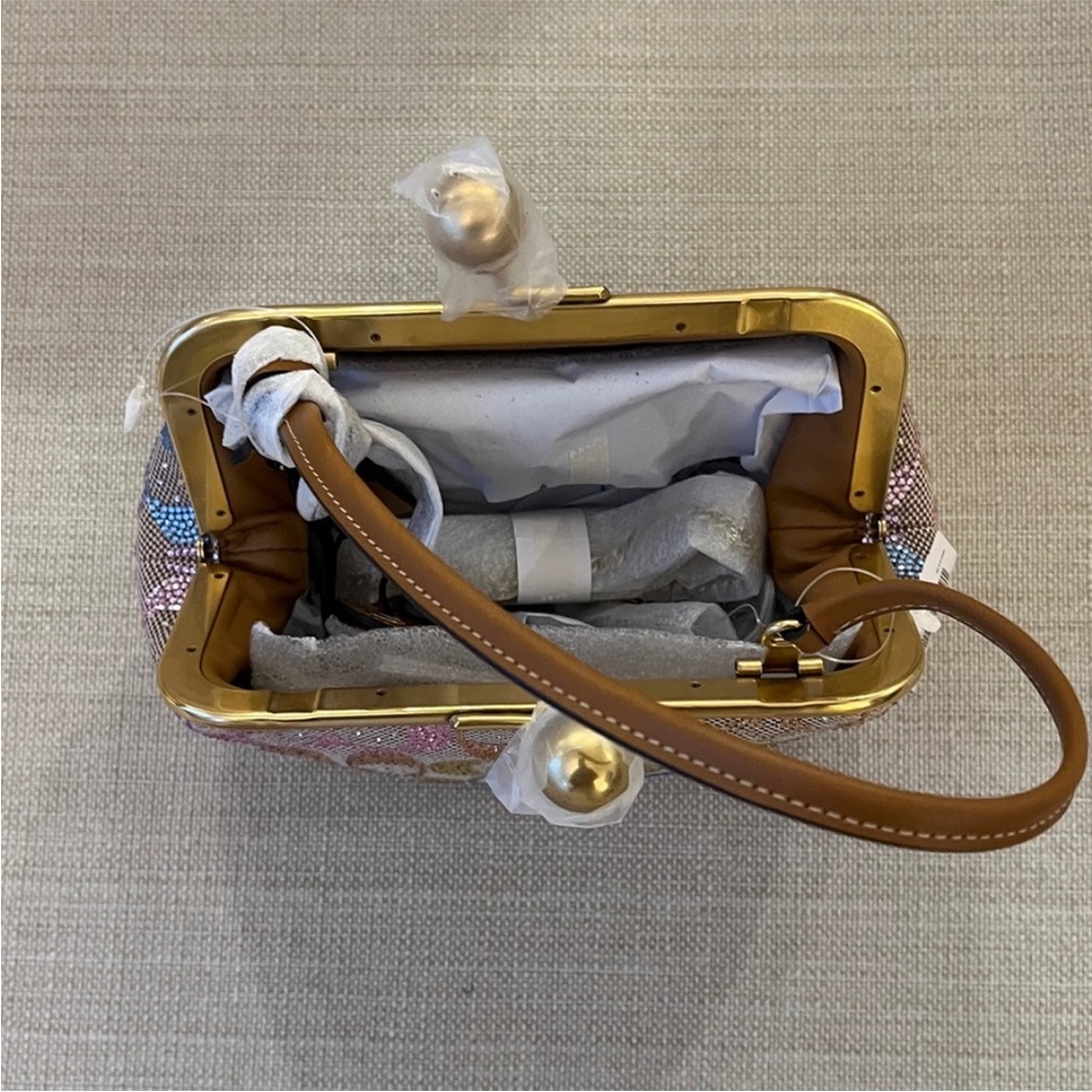 NWT Coach Kisslock 16 Crystal Jacquard - Picture 12 of 12